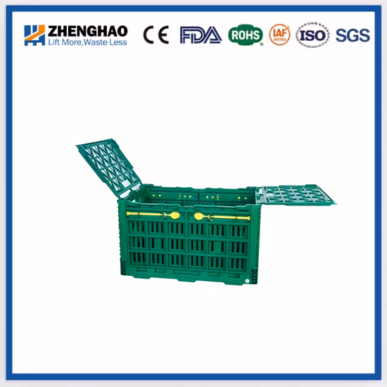 Warehouse Stackable Storage Plastic Container for Wholesale Retail Logistic Pharmaceutical Industry