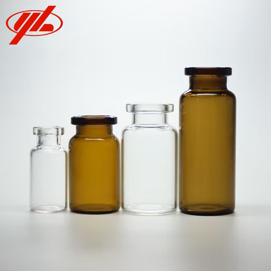 2ml Clear Amber Empty Pharmaceutical Vaccine Glass Vial Bottles