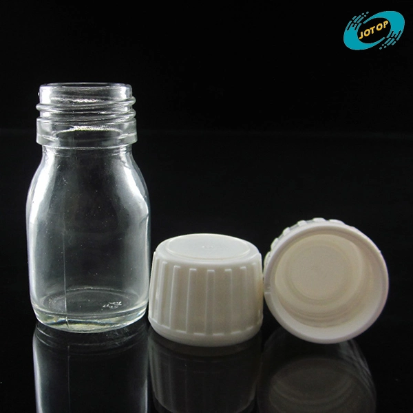 Glass Bottles for Syrup for Pharmaceutical with Amber or Transparent Color