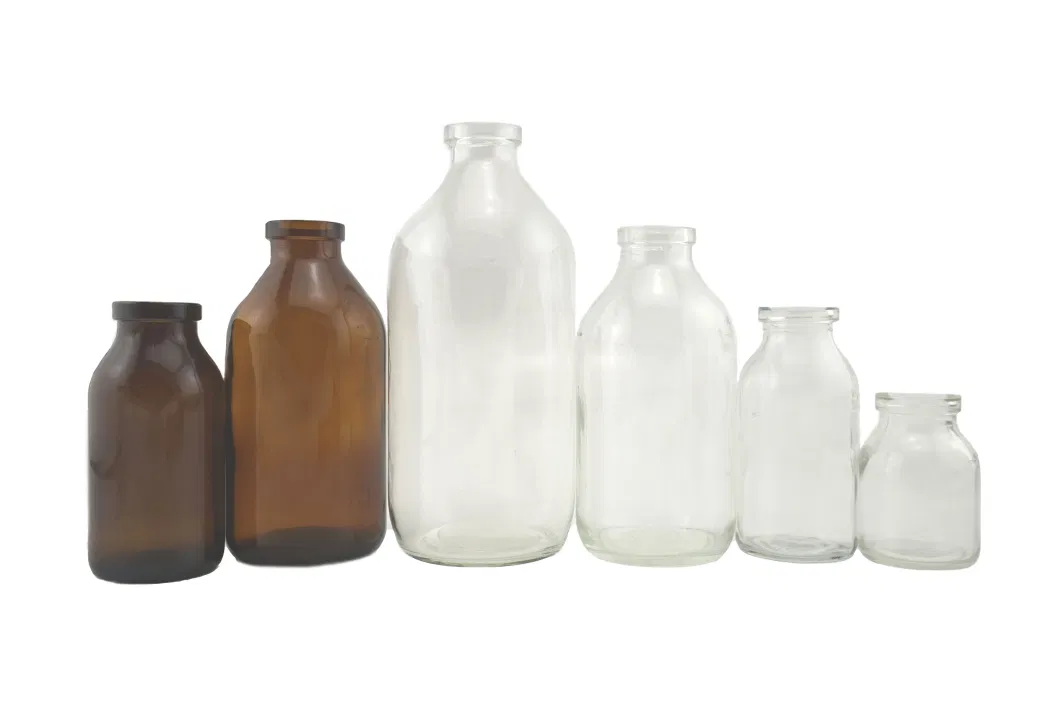 Amber Pharmaceutical Molded Glass Infusion Bottle Infusion Bottles