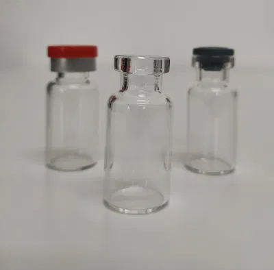 2r 3ml 투명 백신 제약 중립 붕규산 유리 바이알(캡 포함)